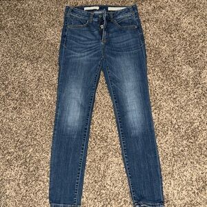 Pilcro and the Letterpress by Anthropologie High Rise Denim Legging Jeans 28